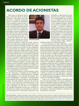 Artigo Jurídico: Dr. Alvaro Paez