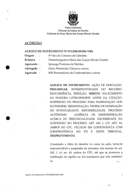 AC&Oacute;RD&Atilde;O - Tribunal de Justi&ccedil;a da Para&iacute;ba