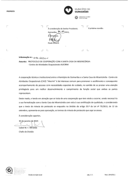 PROPOSTA - SCM Alecrim - Município de Guimarães