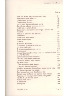 Armazem dos afetos sumario