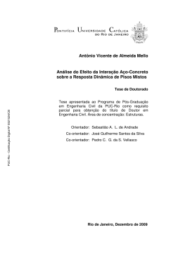 Ant&ocirc;nio Vicente de Almeida Mello An&aacute;lise do Efeito da
