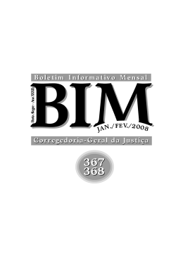 Edi&ccedil;&atilde;o n&ordm; 367 e 368 - Tribunal de Justi&ccedil;a do Estado do Rio Grande