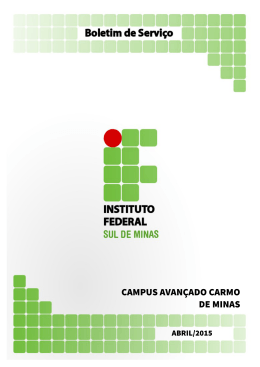 CAMPUS AVAN&Ccedil;ADO CARMO DE MINAS