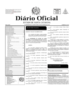 FLORIANÓPOLIS, QUINTA-FEIRA, 09 DE JANEIRO