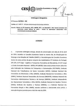 10/2014-SM - Conselho Econ&oacute;mico e Social