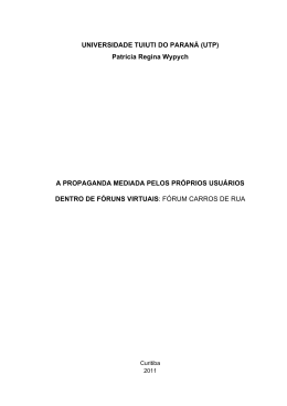 a propaganda mediada pelos proprios usuarios dentro de - 1