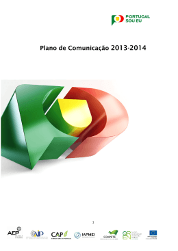 Plano de Comunicação 2013-2014