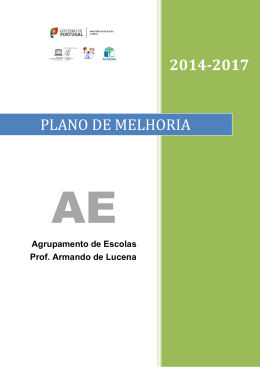 PLANO DE MELHORIA - Agrupamento de Escolas Prof. Armando
