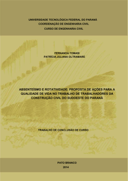 absente&iacute;smo e rotatividade: proposta de a&ccedil;&otilde;es para a qualidade de