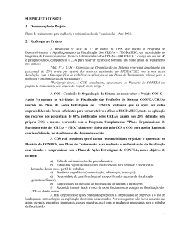 Plano de treinamento para melhoria e uniformiza&ccedil;&atilde;o da