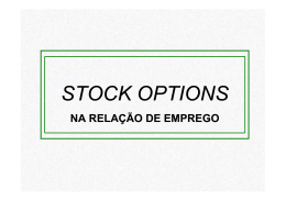 STOCK OPTIONS - Profa. Adriana Calvo