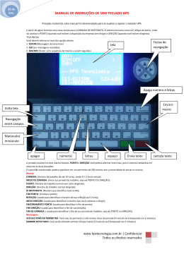 MANUAL DE INSTRUÇÕES DE USO