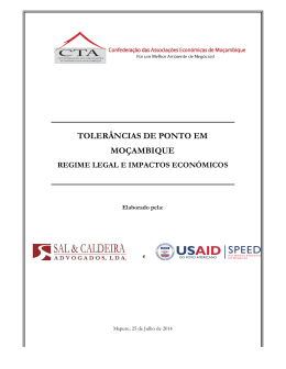 toler&acirc;ncias de ponto em mo&ccedil;ambique regime legal e