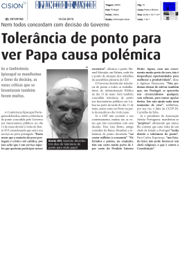 Tolerância de ponto para ver Papa causa polémica