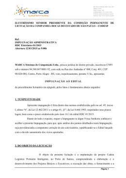 Impugna&ccedil;&atilde;o MARCA