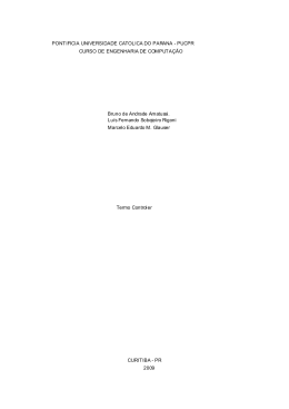 Documenta&ccedil;&atilde;o Final do Projeto.