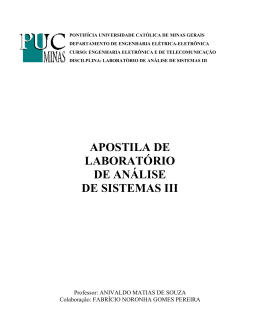 apostila de laborat&oacute;rio de an&aacute;lise de sistemas iii