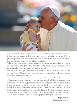 Gui&atilde;o da Vig&iacute;lia pela Vida Nascente 2013