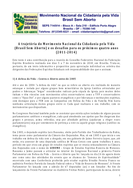 Movimento Nacional da Cidadania pela Vida Brasil Sem Aborto