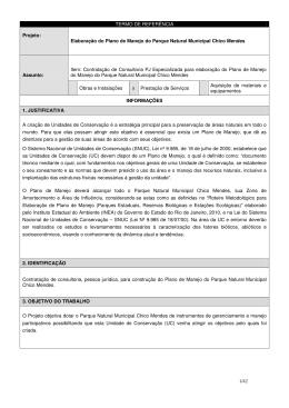 1/42 TERMO DE REFER&Ecirc;NCIA Projeto: Elabora&ccedil;&atilde;o do