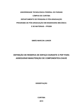 defini&ccedil;&atilde;o de reserva de espa&ccedil;o durante o pdp para