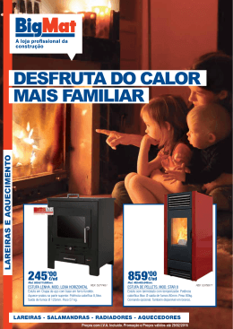 Folheto Lareiras e Aquecimento