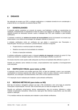 6. Ensaios