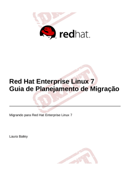 Red Hat Enterprise Linux 7 Guia de Planejamento de Migração