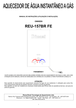Manual REU 157 BR FE