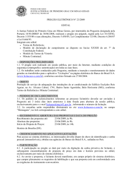 PREG&Atilde;O ELETR&Ocirc;NICO N&deg; 07/2005