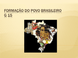 Formação do povo brasileiro