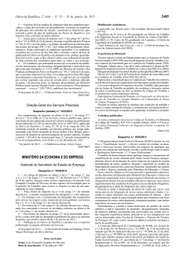 Despacho n.&ordm; 1035/2013