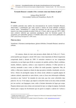 Fernando Bonassi: o mundo &eacute; frio e cortante como uma