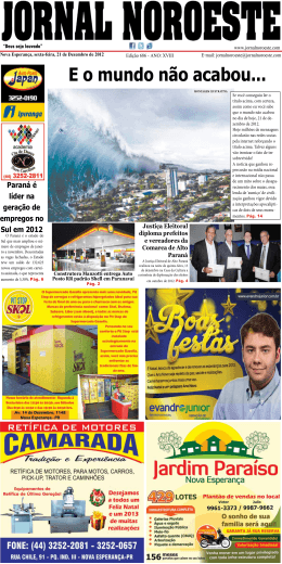 Edi&ccedil;&atilde;o 686 - Sexta-feira, 21 de Dezembro de 2012