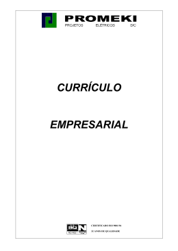 CURRÍCULO EMPRESARIAL