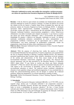 uma an&aacute;lise das concep&ccedil;&otilde;es e pr&aacute;ticas presentes em