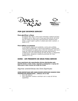 DONS - Igreja Batista Central de Fortaleza