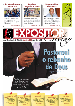 Expositor Agosto 2012 - Igreja Metodista do Brasil