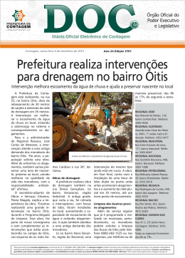 Di&aacute;rio Oficial N&ordm; 3701 - Prefeitura de Contagem