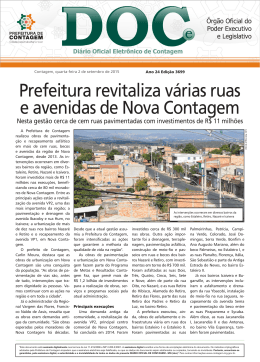 Edi&ccedil;&atilde;o 3699 Quarta-feira 02 de setembro de 2015 com 12 p&aacute;ginas