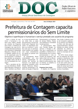 Prefeitura de Contagem capacita permission&aacute;rios do Sem Limite