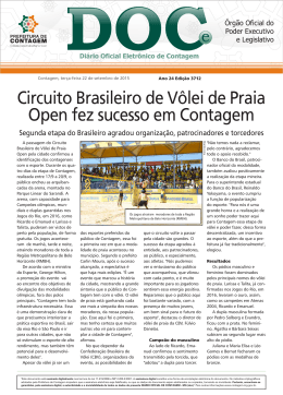 Di&aacute;rio Oficial N&ordm; 3712 - Prefeitura de Contagem