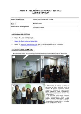 Anexo 4 - RELAT&Oacute;RIO ATIVIDADE &ndash; TECNICO