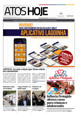 Jornal Atos Hoje Edi&ccedil;&atilde;o 37
