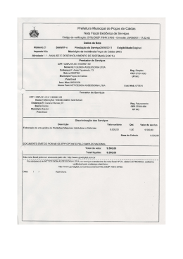 Prefeitura Municipal de Poços de Caldas