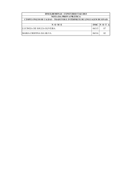 C&Acirc;MPUS PO&Ccedil;OS DE CALDAS &ndash; TRADUTOR E INT&Eacute;RPRETE DE