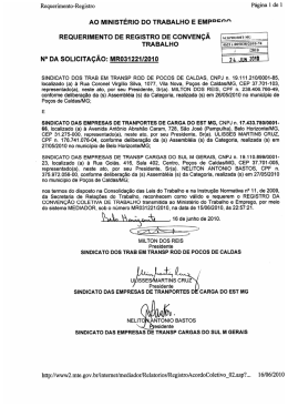 AO MINIST&Eacute;RIO DO TRABALHO E EMI-temo