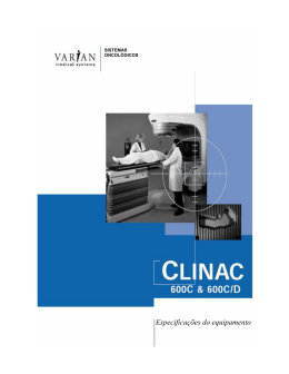 Especifica&ccedil;&otilde;es do equipamento