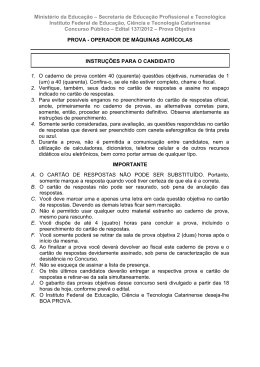 Prova - Concursos IFC