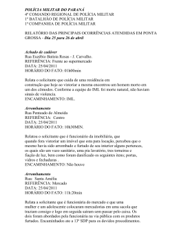 pol&iacute;cia militar do paran&aacute; 4&ordm; comando regional de pol&iacute;cia militar 1&ordm;